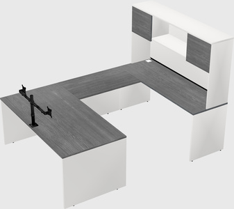 U-shaped desk