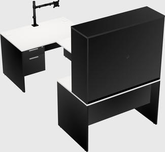 U-shaped desk