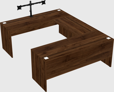 U-shaped desk