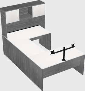 U-shaped desk
