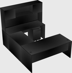 U-shaped desk