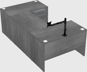 U-shaped desk