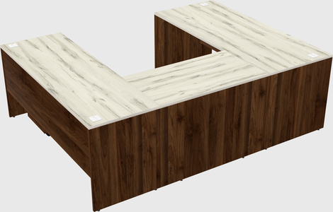 U-shaped desk