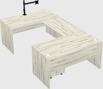 U-shaped desk