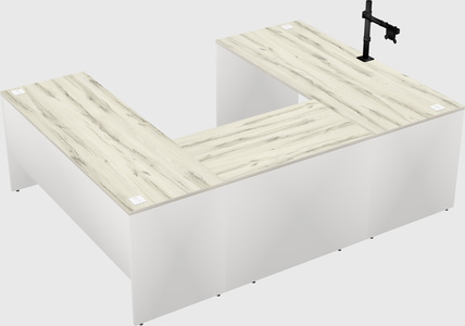 U-shaped desk