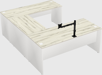 U-shaped desk