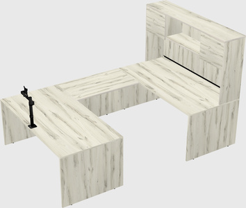 U-shaped desk