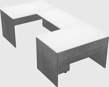 U-shaped desk