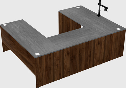 U-shaped desk
