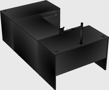 U-shaped desk