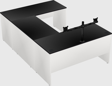 U-shaped desk