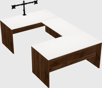 U-shaped desk