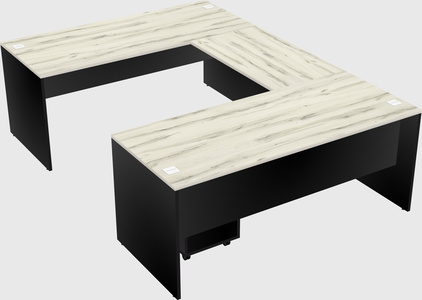 U-shaped desk