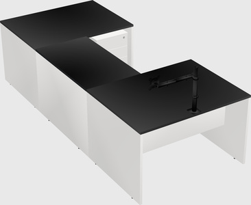 U-shaped desk