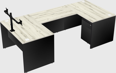 U-shaped desk