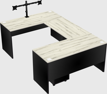 U-shaped desk