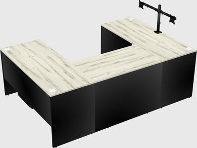 U-shaped desk