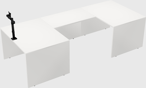 U-shaped desk
