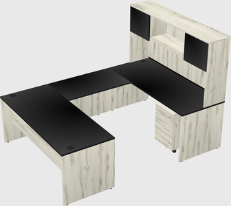 U-shaped desk