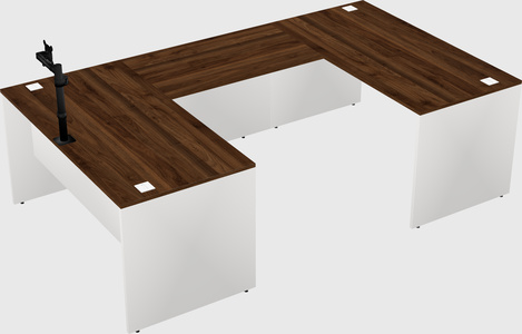 U-shaped desk