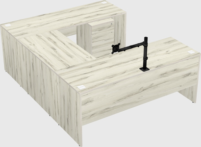 U-shaped desk