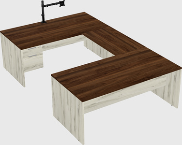 U-shaped desk