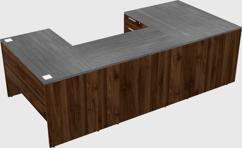 U-shaped desk