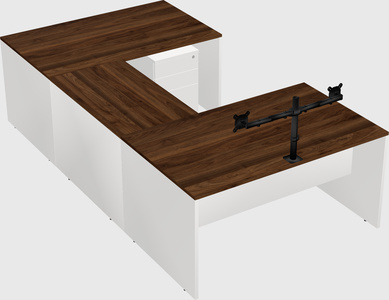 U-shaped desk