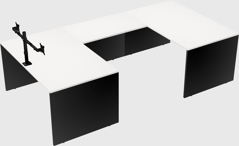 U-shaped desk