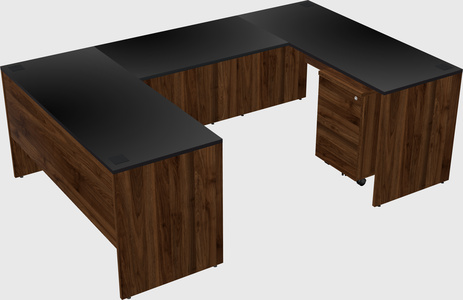 U-shaped desk