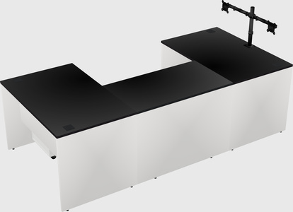 U-shaped desk