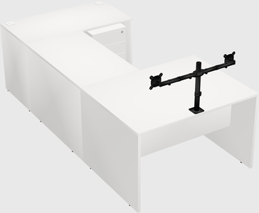 U-shaped desk