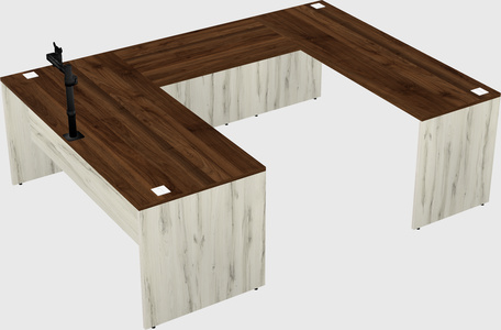 U-shaped desk