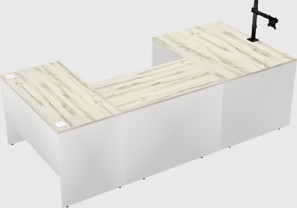 U-shaped desk