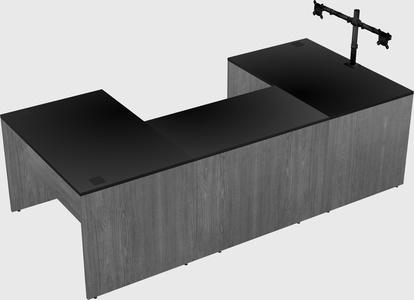 U-shaped desk
