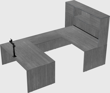 U-shaped desk
