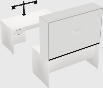 U-shaped desk