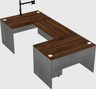 U-shaped desk