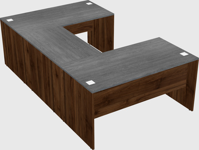 U-shaped desk