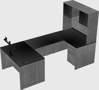 U-shaped desk
