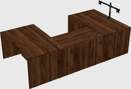 U-shaped desk