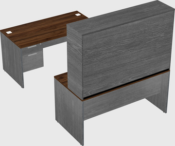 U-shaped desk