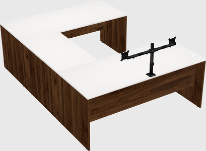 U-shaped desk