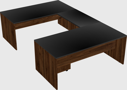 U-shaped desk