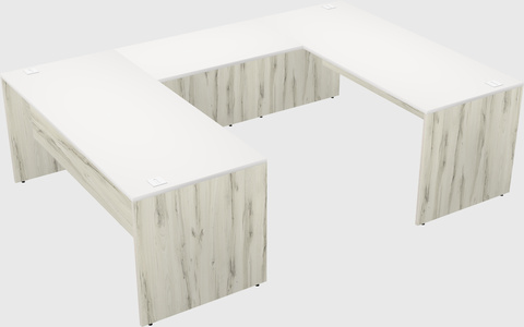 U-shaped desk