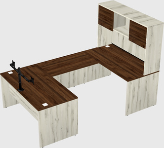 U-shaped desk