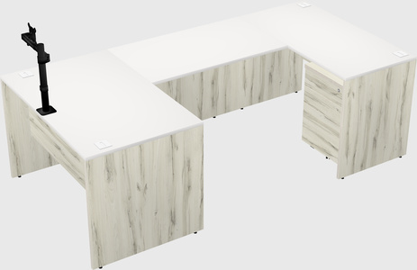 U-shaped desk
