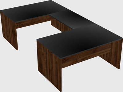 U-shaped desk
