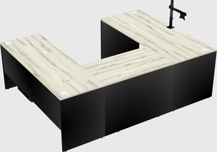 U-shaped desk