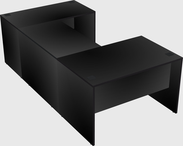 U-shaped desk
